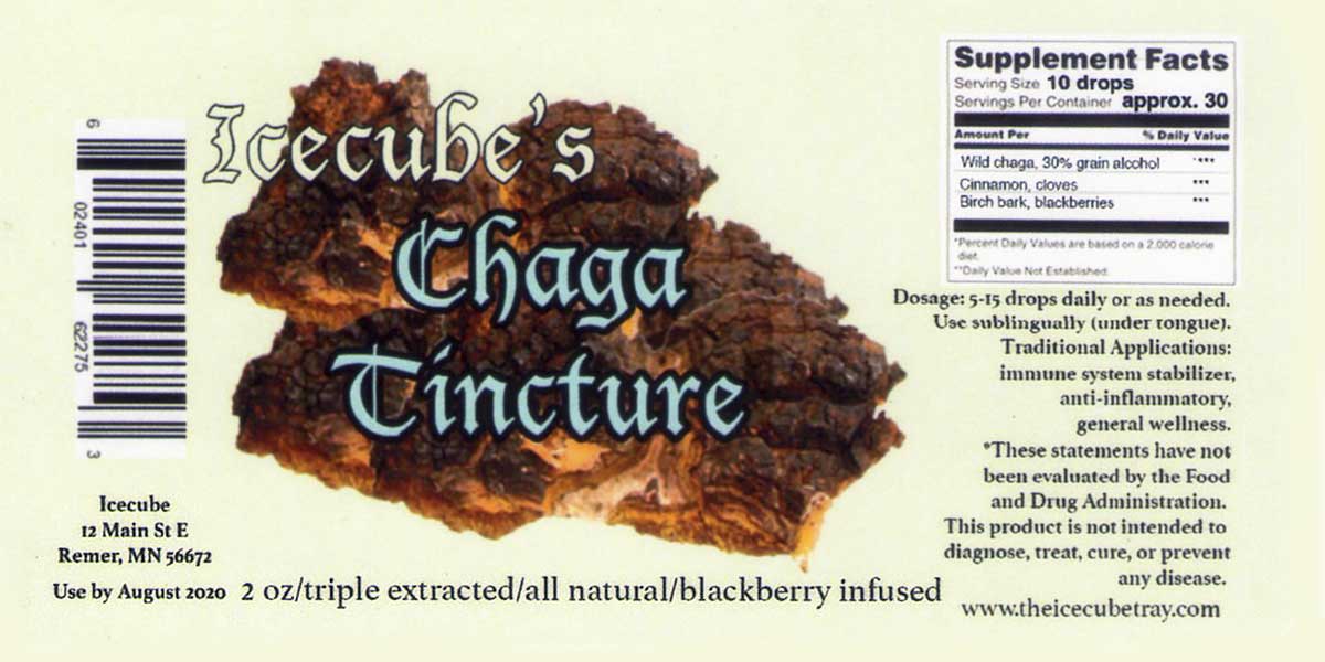 natural chaga tincture